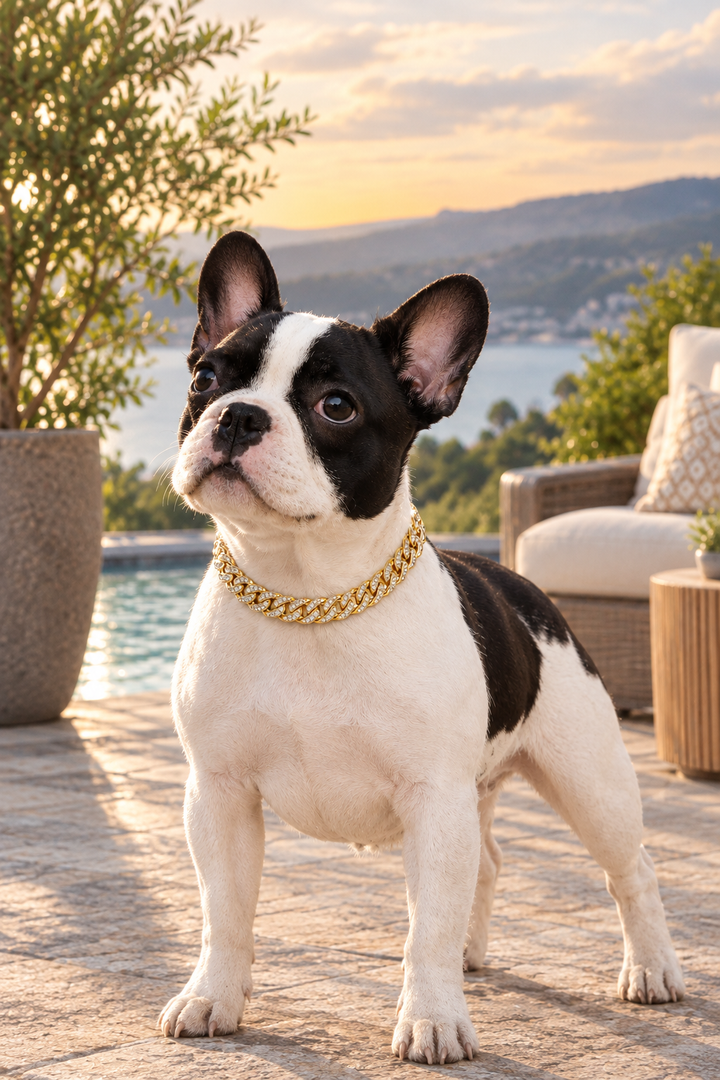 ✨ Shiny Diamond Safety Metal Pet Necklace
