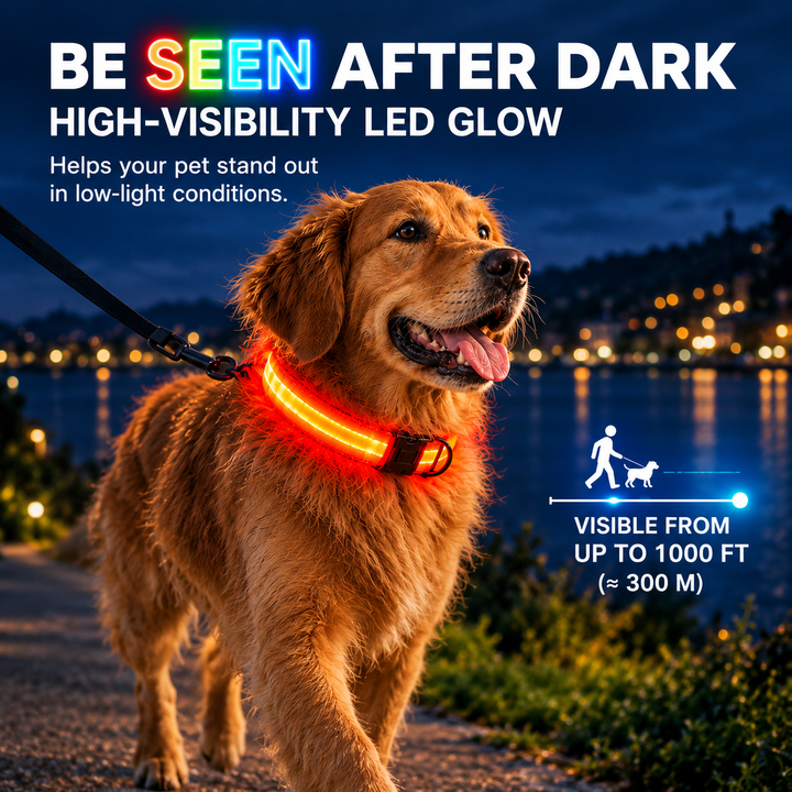 LED Pet Safety Collar