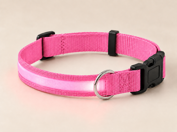 Bright LED Safety Collar for Dogs and Cats