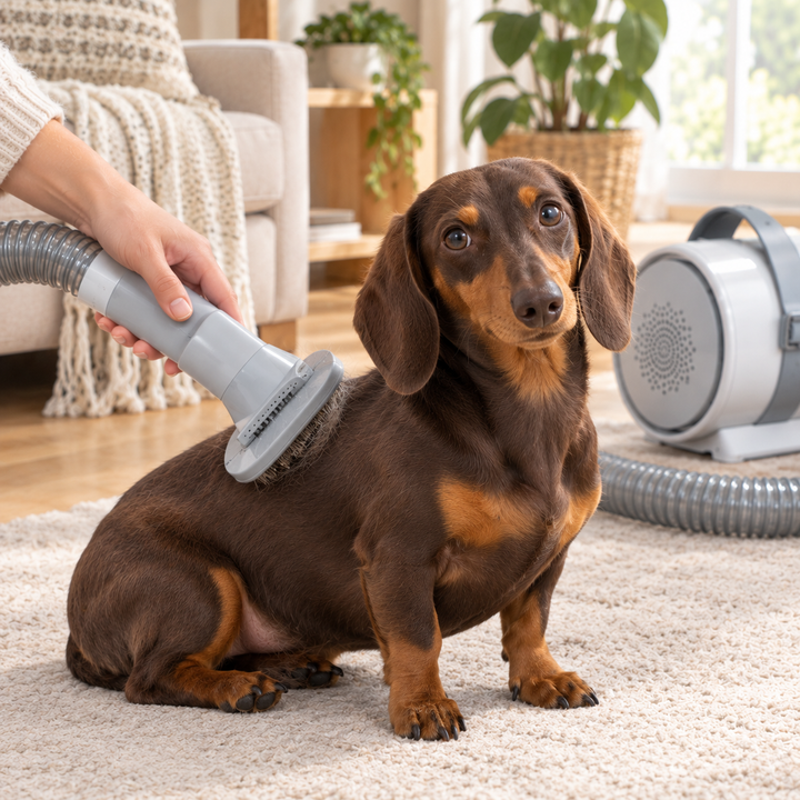 ✨ Professional 5 in 1 Pet Grooming Vacuum 3 Suction Modes Low Noise